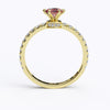 varitsa-jewellers - Solitaire Gold Engagement with 0.69ct Brilliant Cut Ruby - 01SG06R